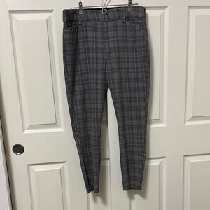 Gray Plaid Women’s Dress Pants